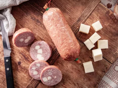 Schmidt`s Kochsalami mit Käse