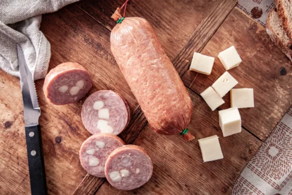 Schmidt`s Kochsalami mit Käse