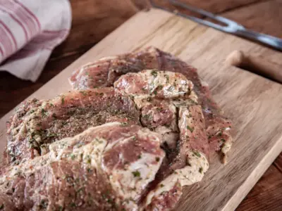 Thüringer Rostbrätel in Kräutermarinade 4 Stück – Bild 3