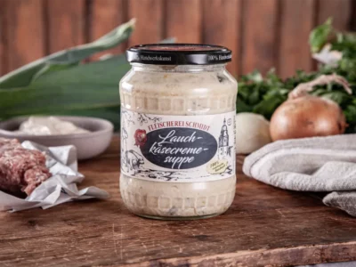 Lauchkäsecremesuppe