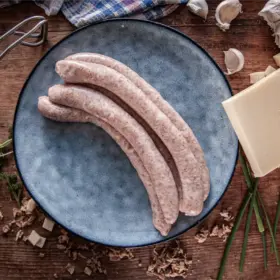 Hüttenbratwurst mit Bergkäse 5 Stück