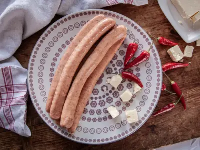 Chili Cheese Bratwurst schockgefrostet 5 Stück