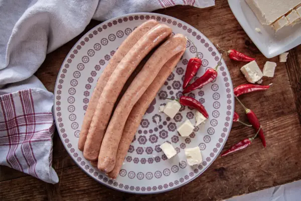 Chili Cheese Bratwurst schockgefrostet 5 Stück
