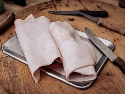 Schweineschwarten vom Rücken