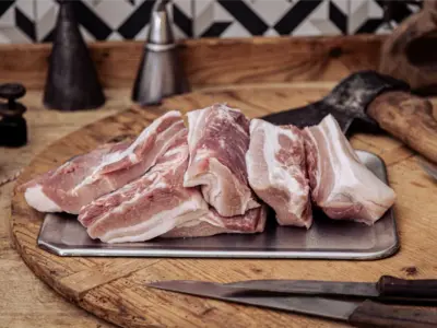 Schweinebauch ohne Knochen und Schwarte S V