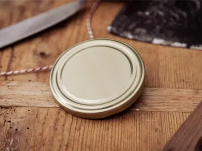 Gläser-Deckel gold | 10 Stück