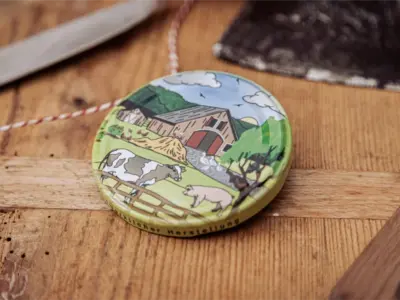 Gläser-Deckel Bauernhof | 10 Stück
