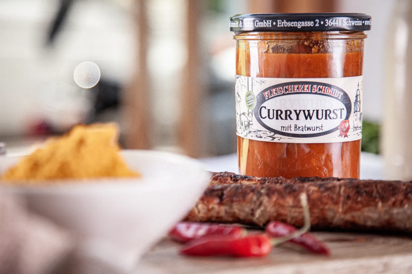 Currywurst aus Thüringer Bratwurst – Bild 3